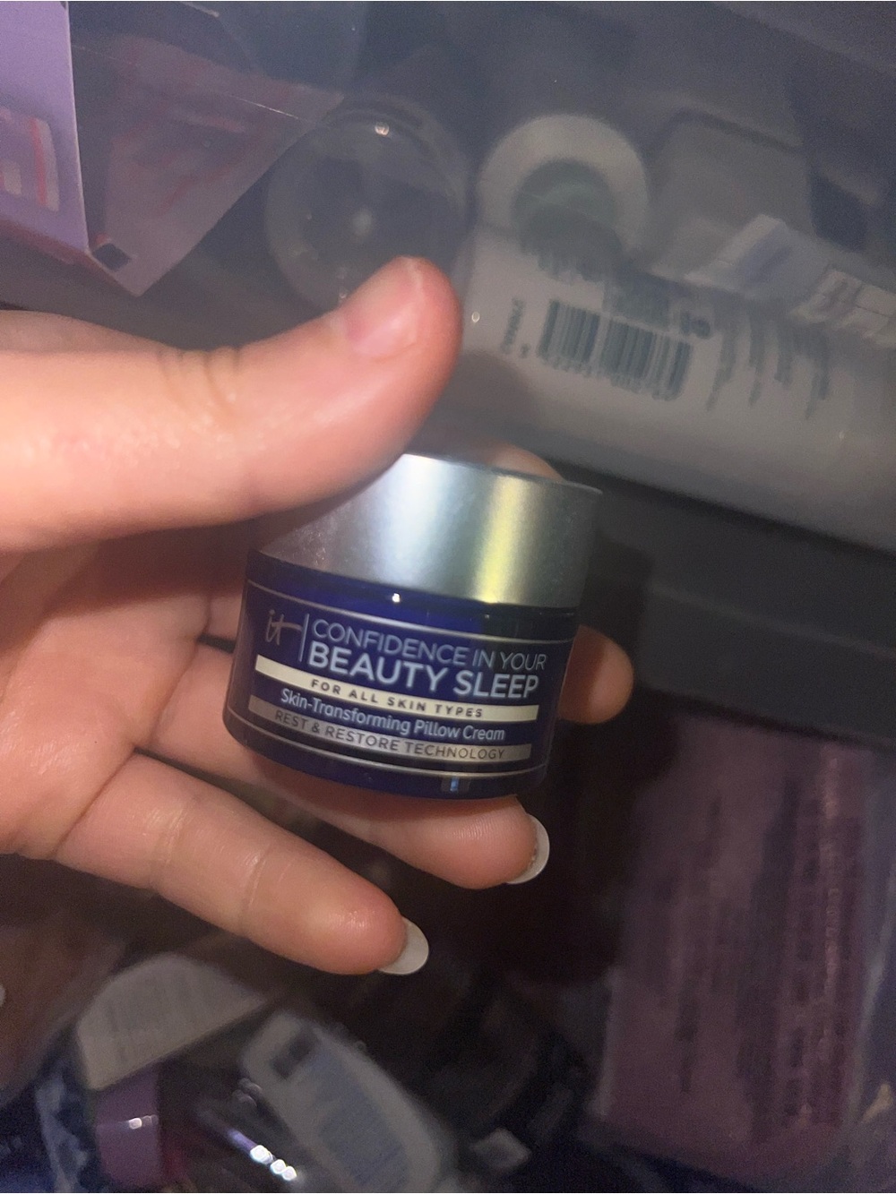 IT Cosmetic Confidence in Your Beauty Sleep Night Cream 0.237 oz/7ml Travel Size